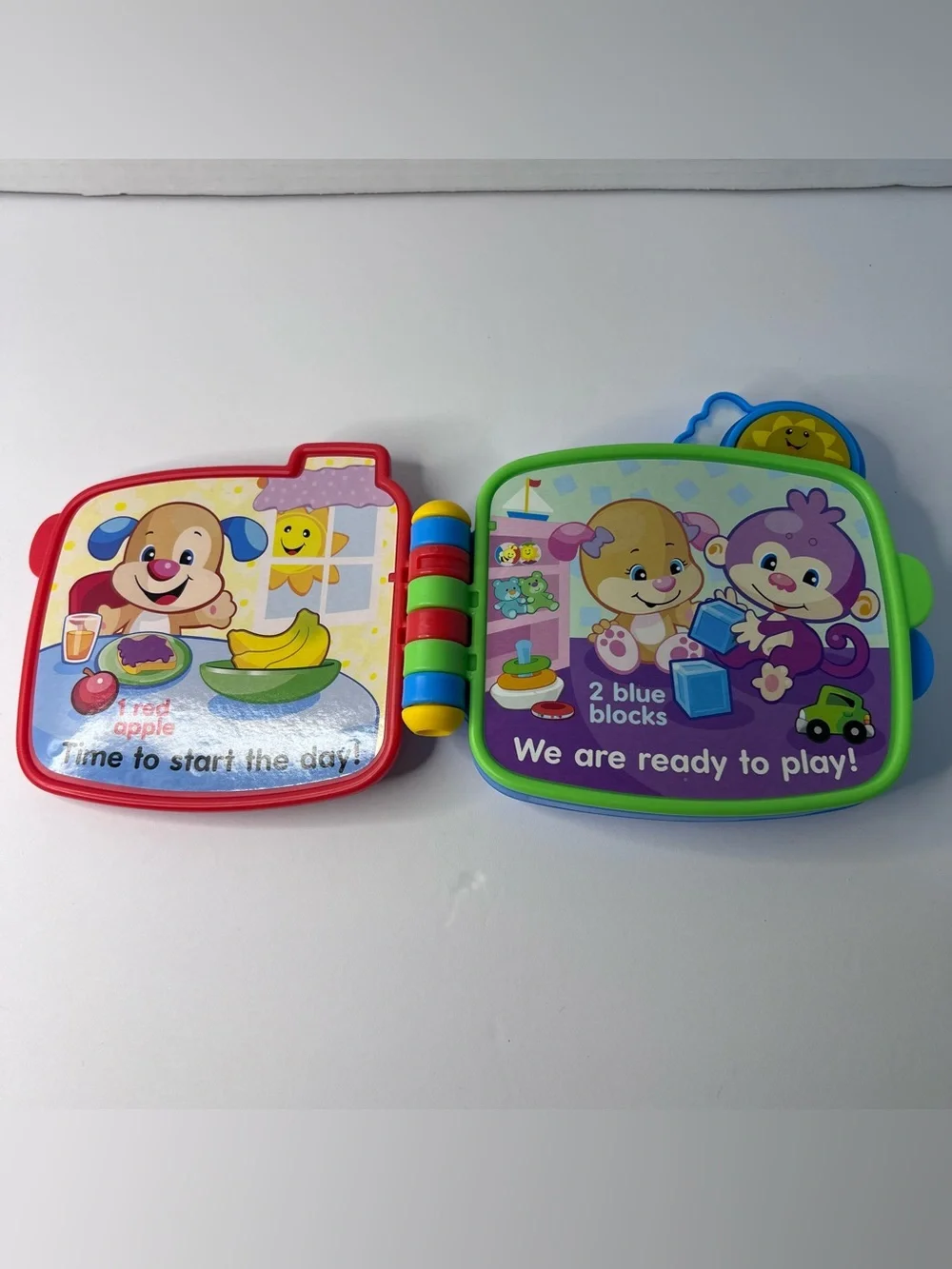 *Tested Works* Fisher Price Counting With Puppy Book Laugh & Learn 6-36 Mo.